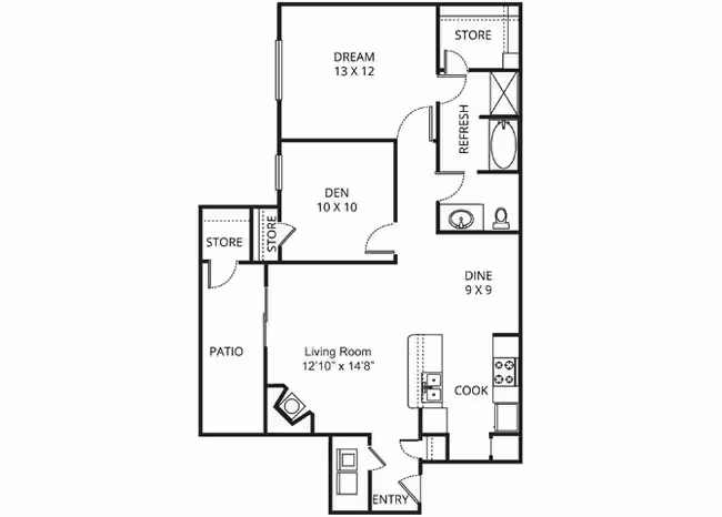 The Raphael 2122 floor plan